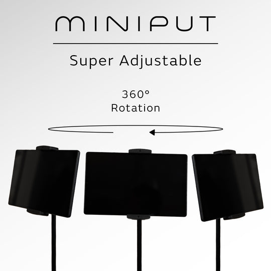 miniput music stand for tablets rotatable