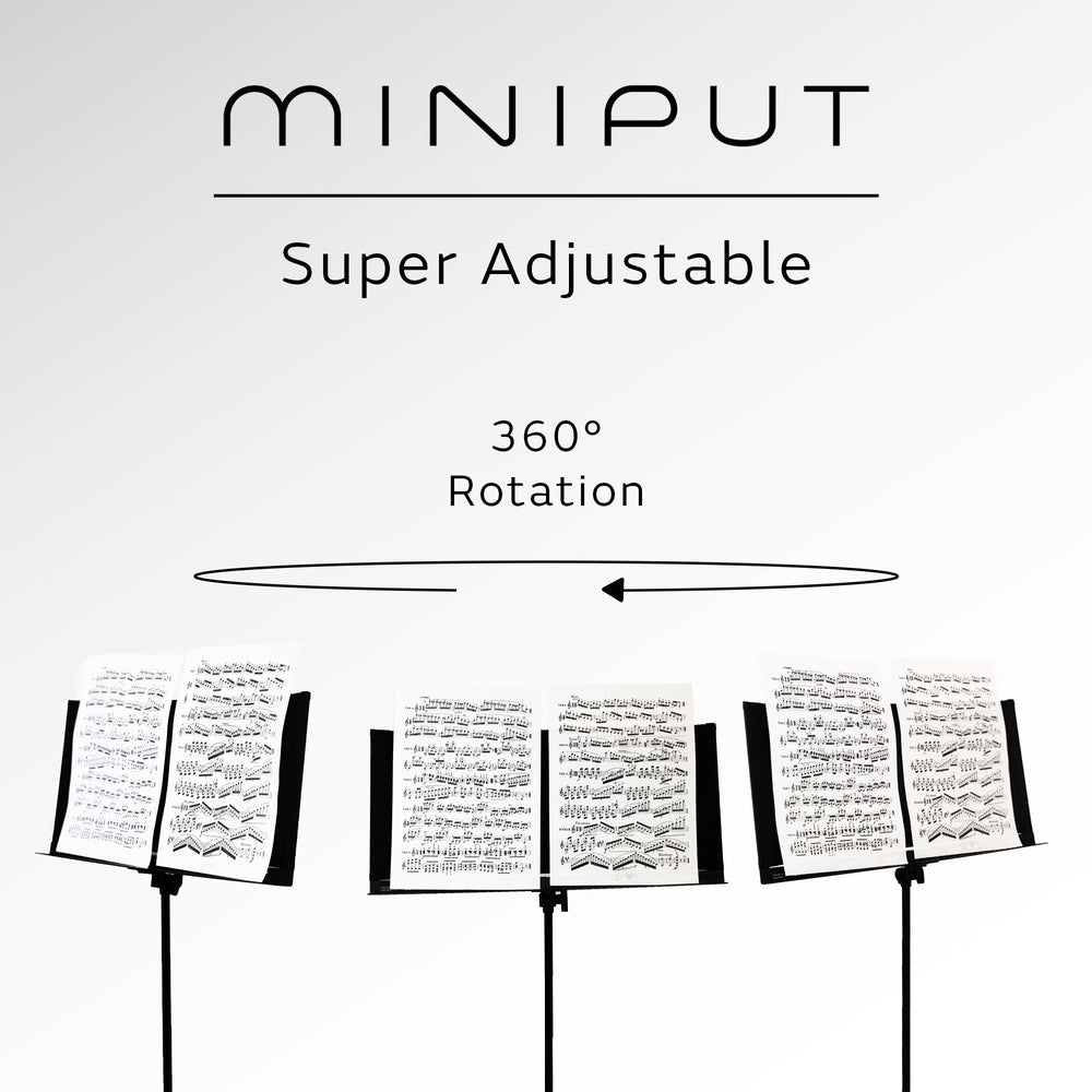 miniput for the sheet music rotatable