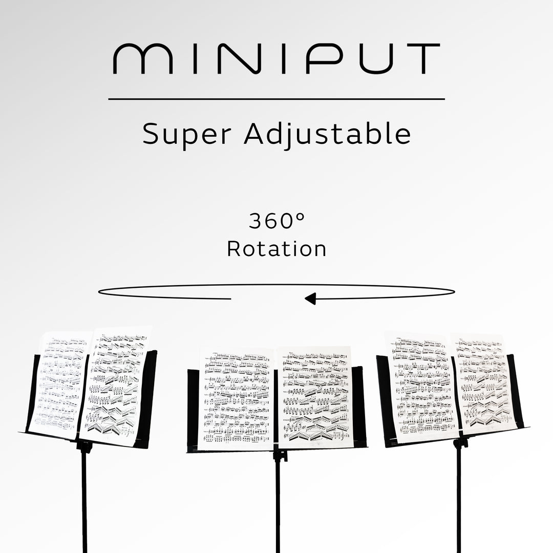 miniput for the sheet music rotatable