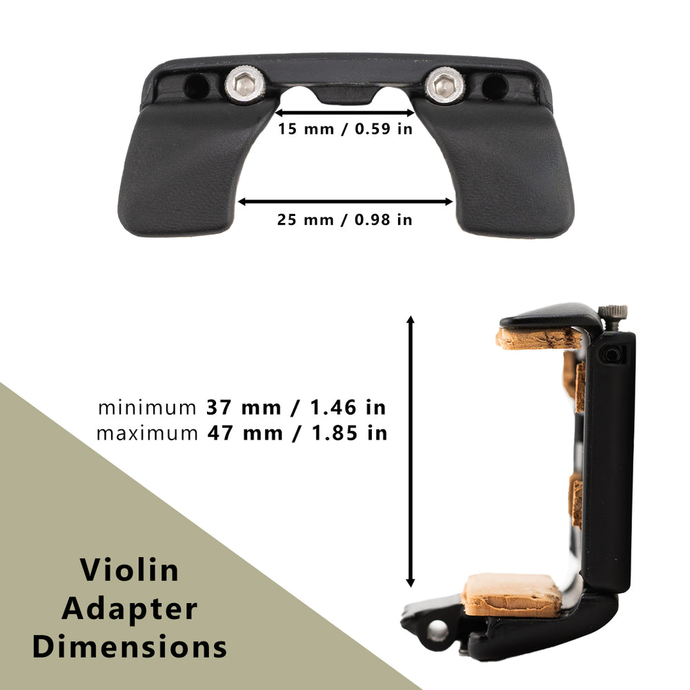 SECOND CHANCE - CARBON+ Edition (violin) - Breastwing & Adapter (chinrest not included)