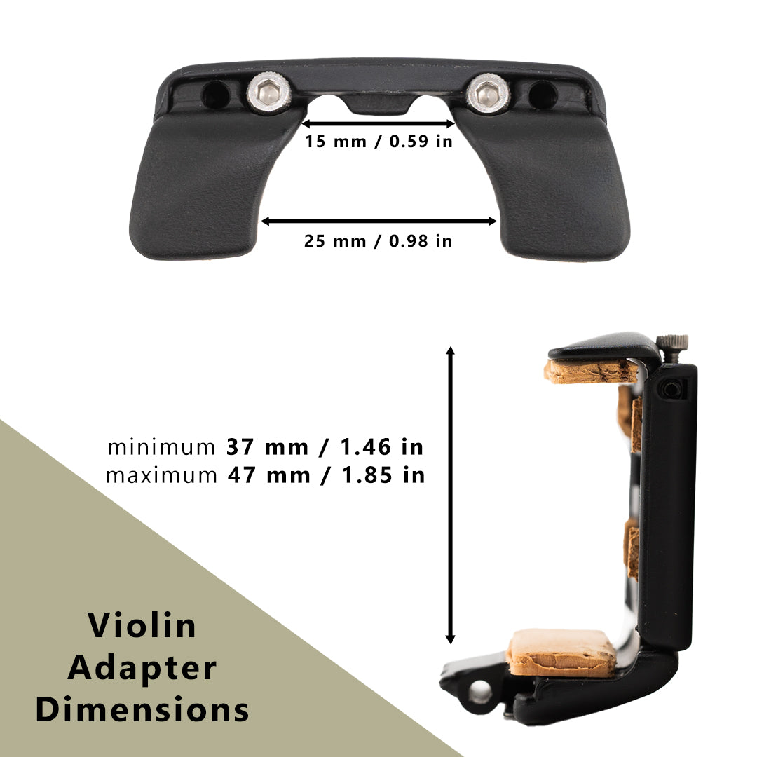 SECOND CHANCE - CARBON+ Edition (violin) - Breastwing & Adapter (chinrest not included)