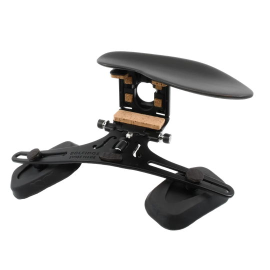 DOLFINOS Limited AIR Edition L.A shoulder rest and Lisbon Black chinrest for viola