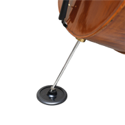 Cello endpin attached to Dolfinos cello endpin stopper (Basic Edition)