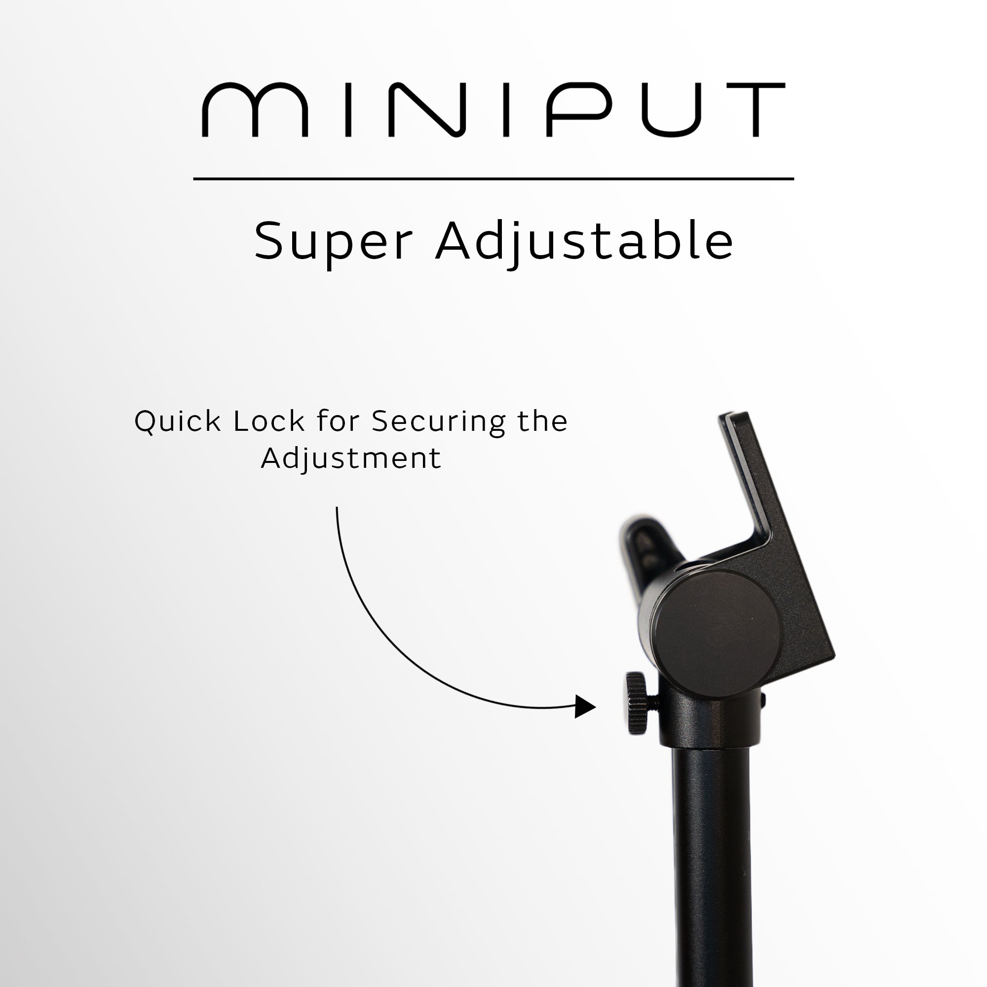 miniput: Lightweight & Portable Music Stand (for Tablets