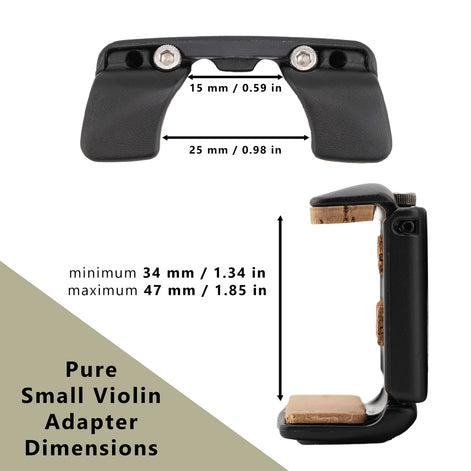 PURE Adapter (violin), incl. suitable tool set