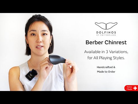 The DOLFINOS Chinrests On Demand - Berber / Black