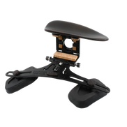 DOLFINOS Limited AIR Edition L.A shoulder rest and Berlin Black chinrest for viola