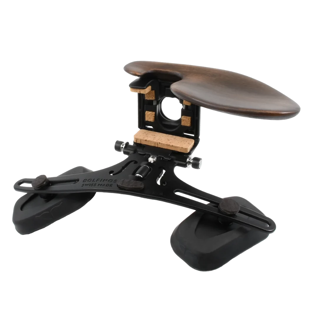 DOLFINOS Limited AIR Edition L.A shoulder rest and Venezia Brown chinrest for viola