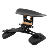 DOLFINOS Limited AIR Edition L.A shoulder rest and Vienna Black chinrest for viola